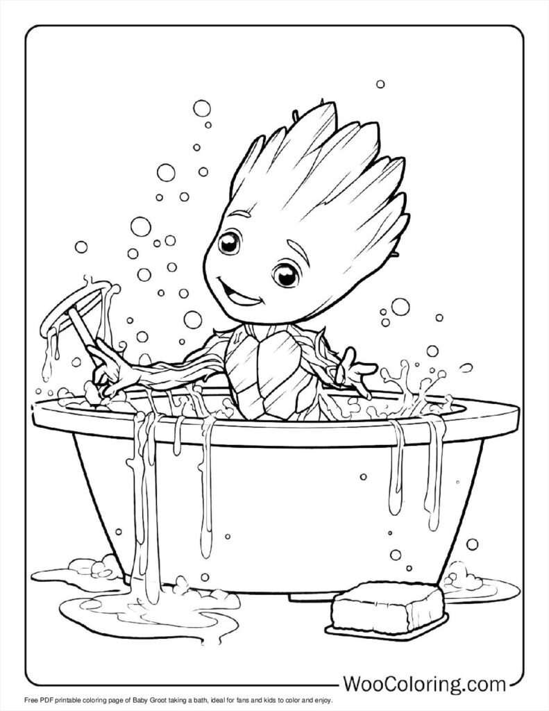 Baby Groot’s Bath