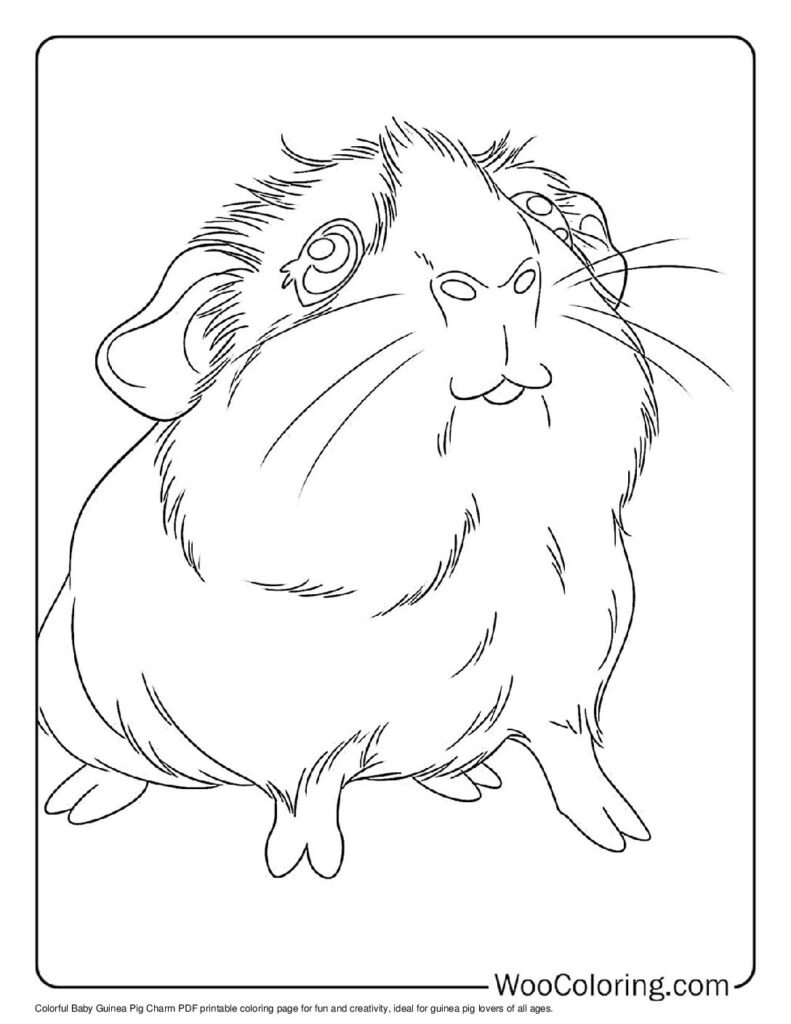 100 Guinea Pig coloring pages Free PDF To Print - 83