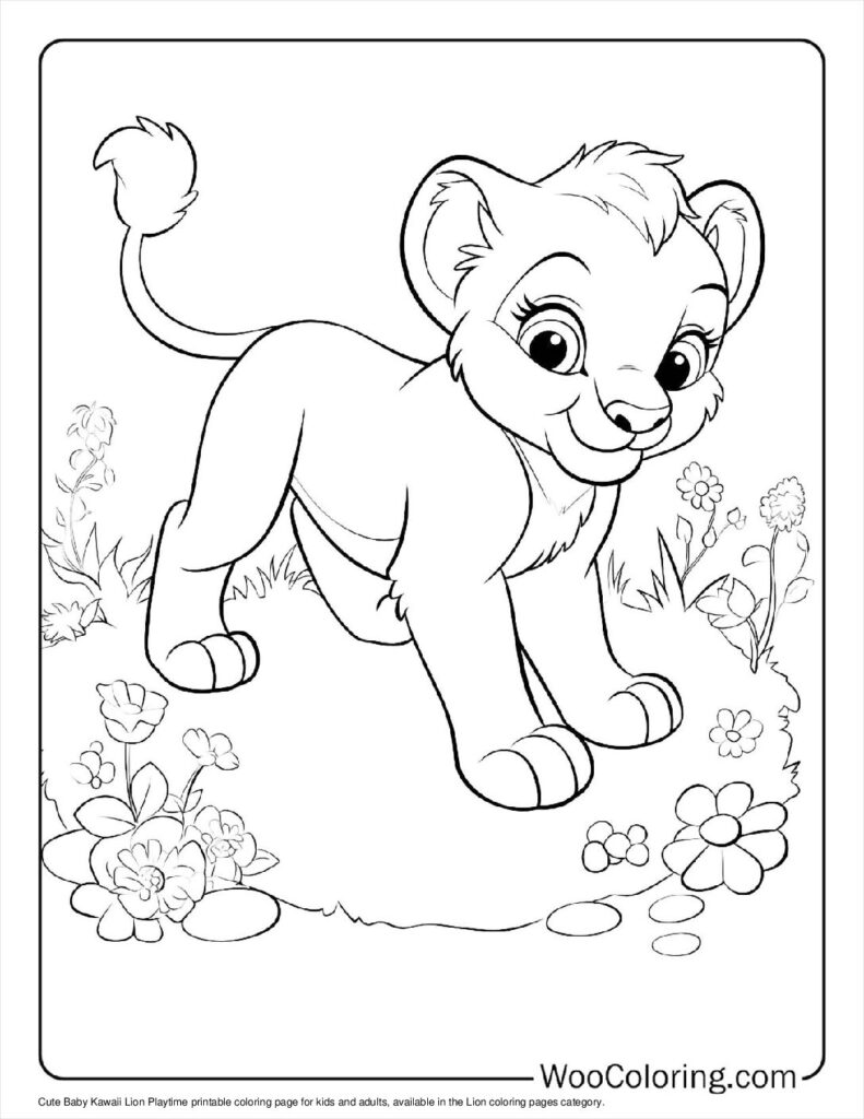 100 Lion coloring pages Free PDF To Print - 35