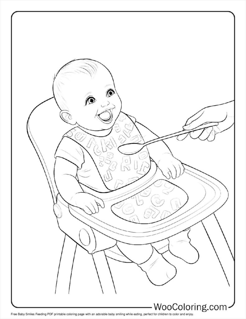 100  Baby coloring pages  Free PDF To Print  - 12