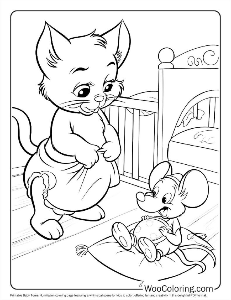 100  Tom and Jerry coloring pages  Free PDF To Print  - 1