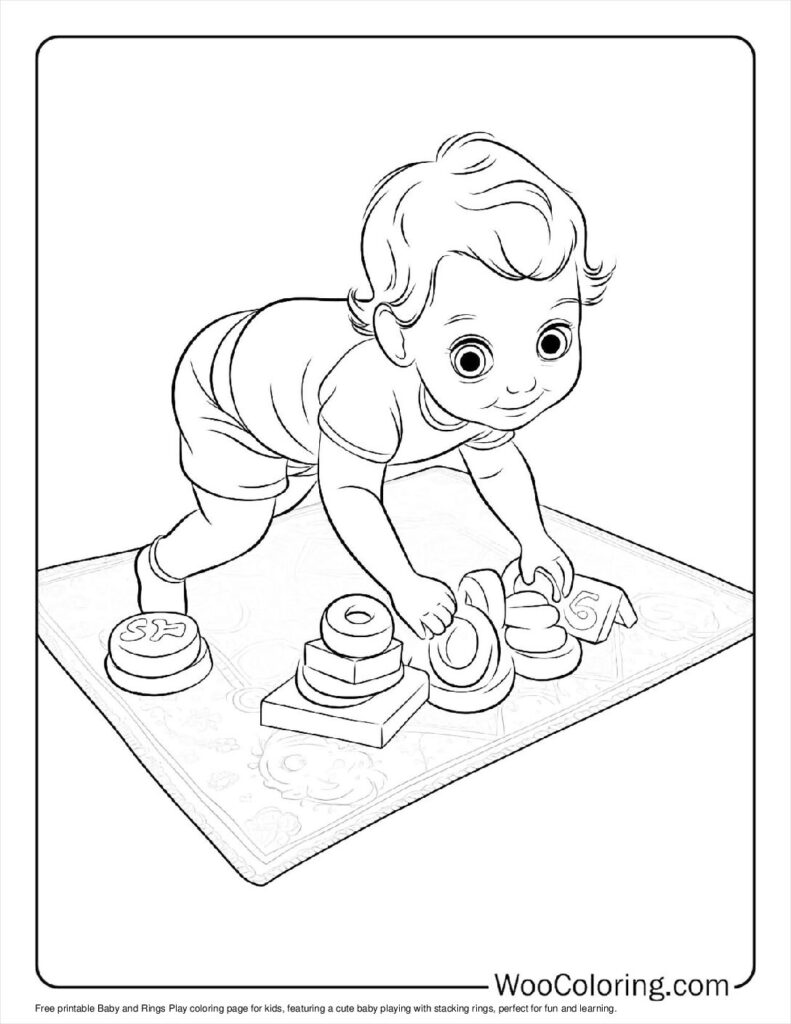 100  Baby coloring pages  Free PDF To Print  - 59