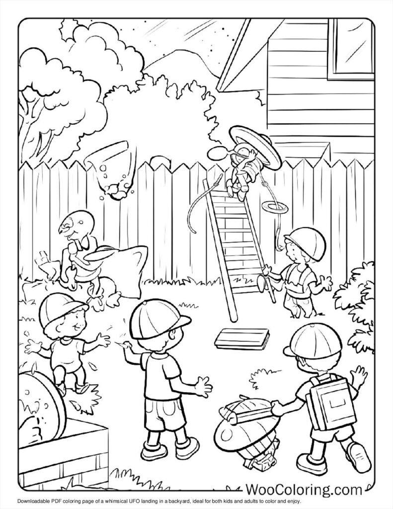 100  Alien coloring pages  Free PDF To Print  - 4