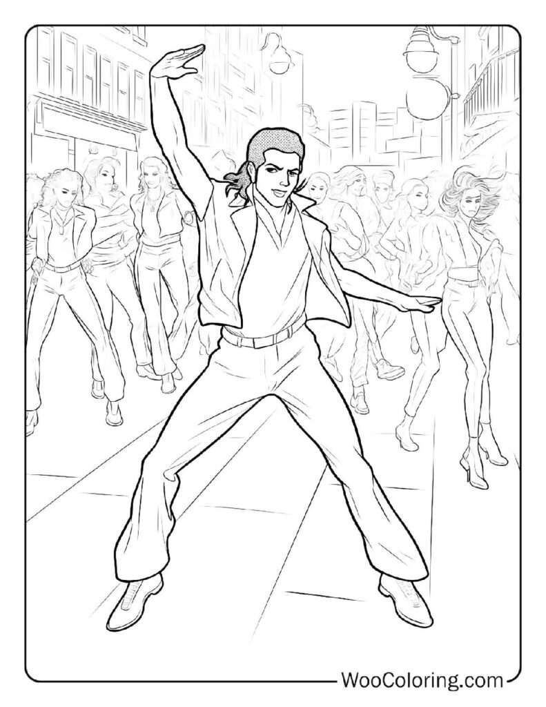 100  Michael Jackson coloring pages  Free PDF To Print  - 19