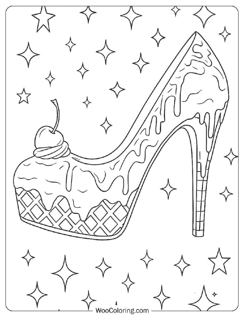 36 Shoe Coloring Pages  Free PDF To Print  - 91