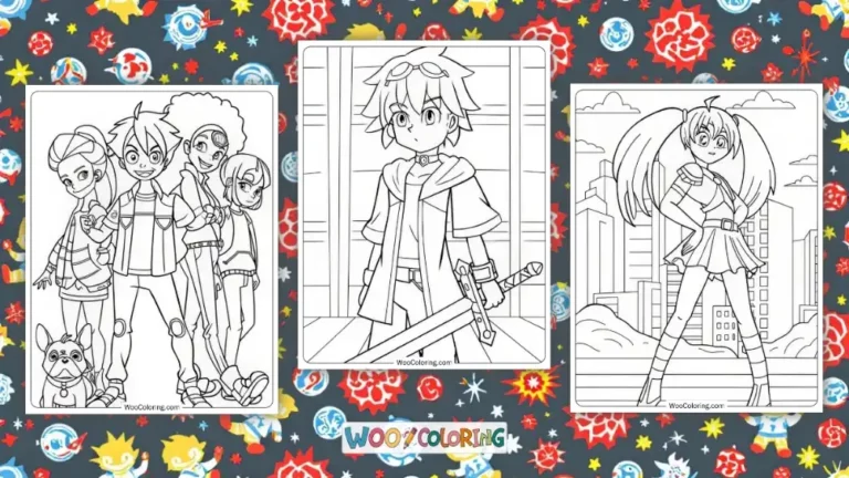 Bakugan Coloring Pages Design Image