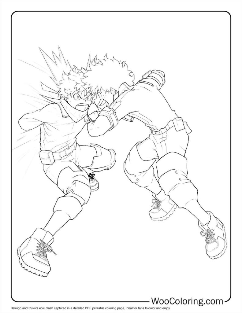 100  My Hero Academia coloring pages  Free PDF To Print  - 89