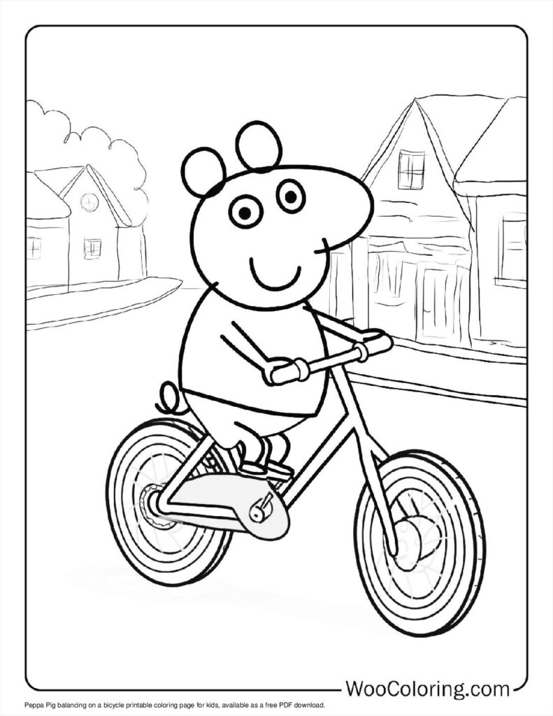 100  Bicycle coloring pages  Free PDF To Print  - 68