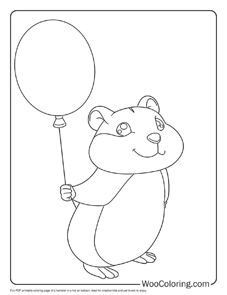100  Hamster coloring pages  Free PDF To Print  - 32