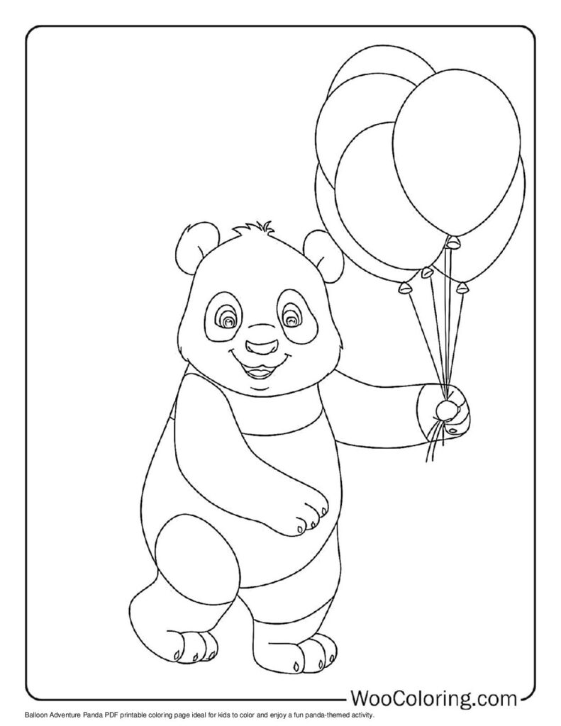 100  Panda coloring pages  Free PDF To Print  - 60