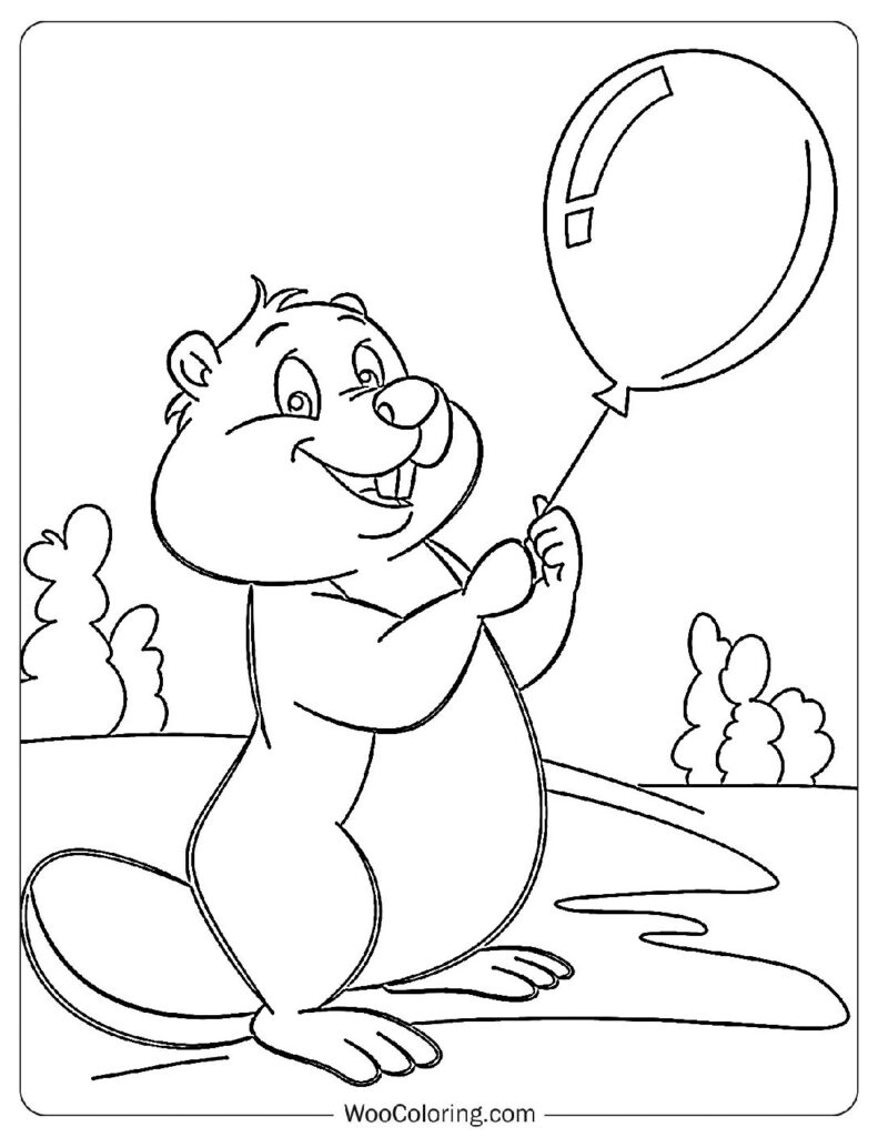 Balloon Beaver For Kids