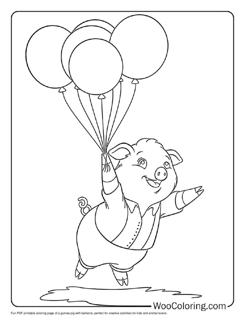100 Guinea Pig coloring pages Free PDF To Print - 58