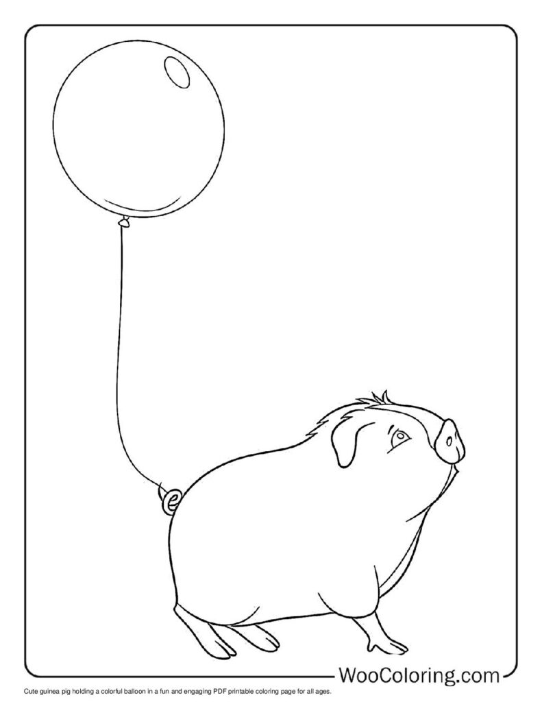 100 Guinea Pig coloring pages Free PDF To Print - 84