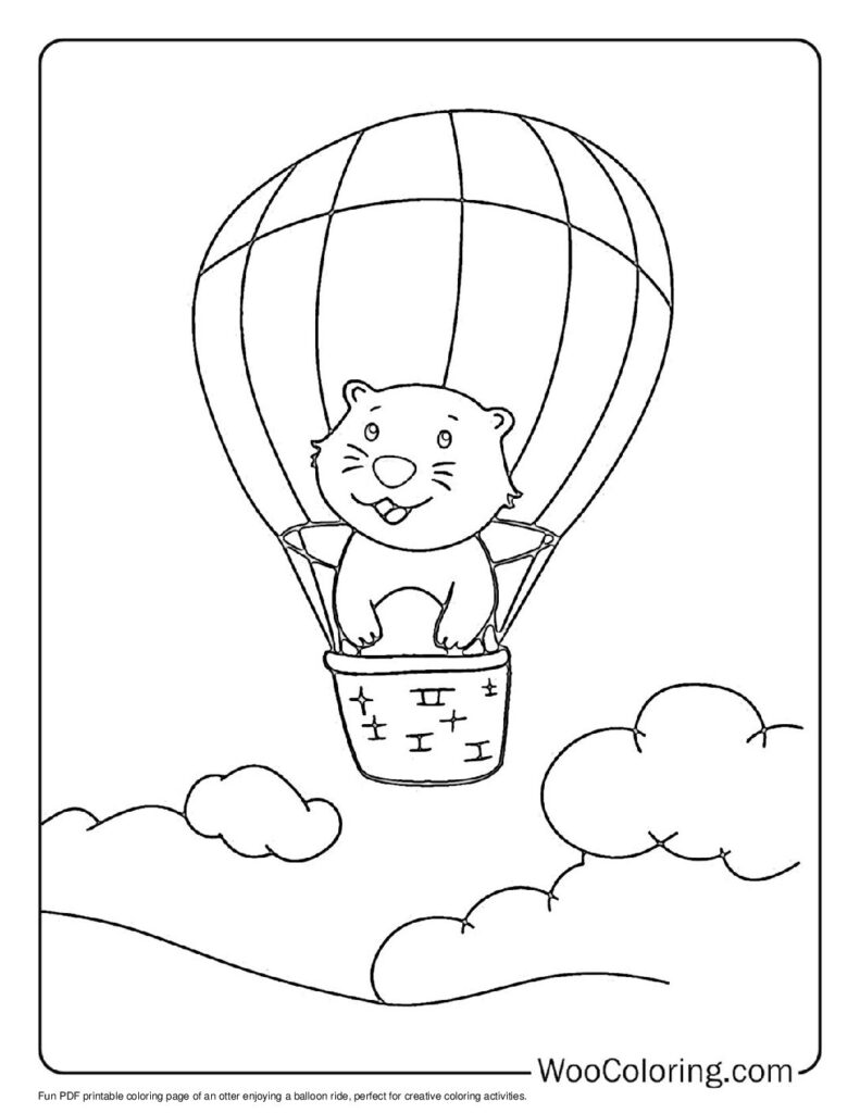 100  Otter coloring pages  Free PDF To Print  - 86