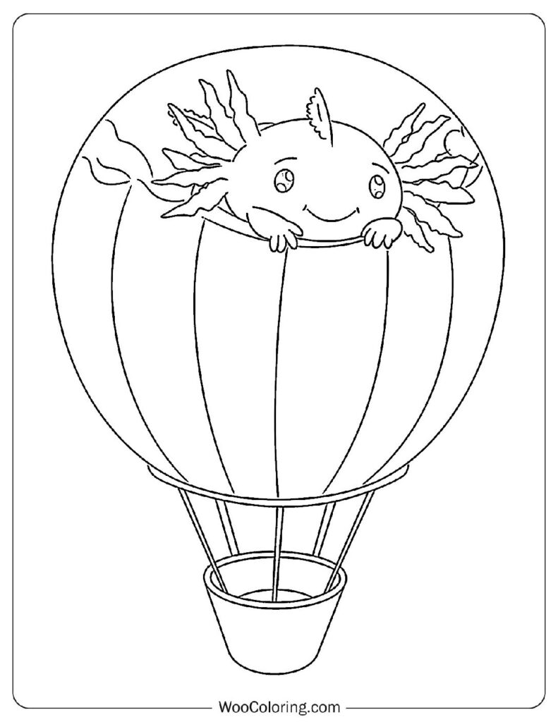 Ballooning Axolotl