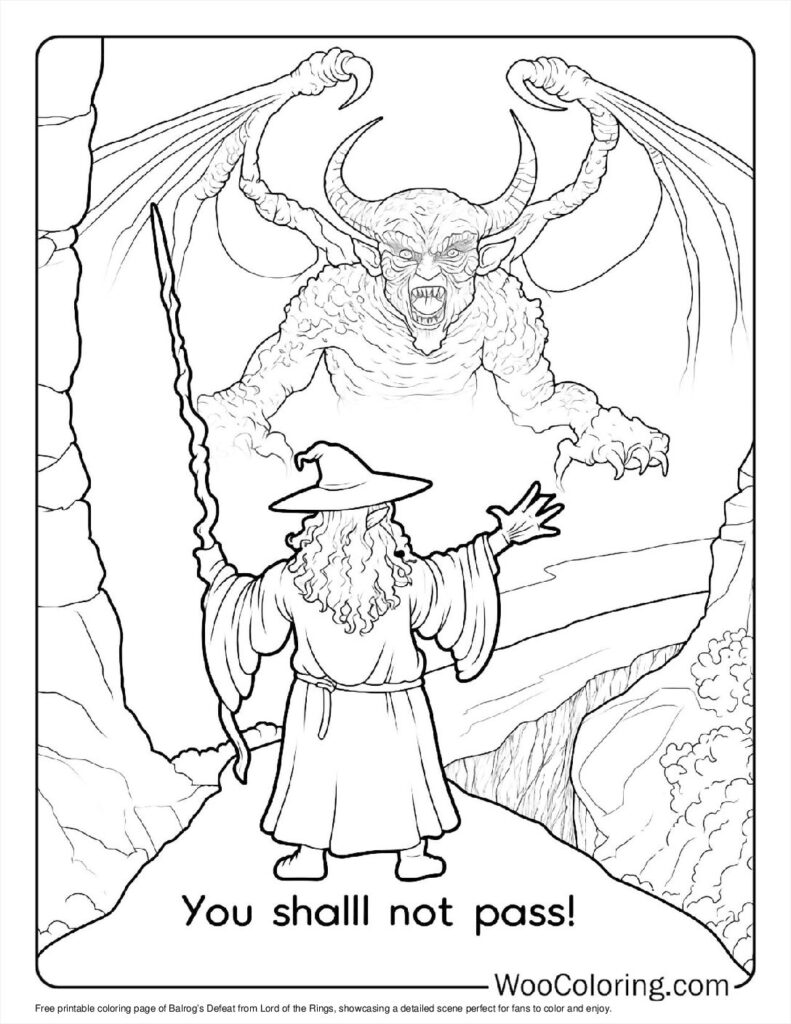 100  Lord Of The Rings coloring pages  Free PDF To Print  - 22