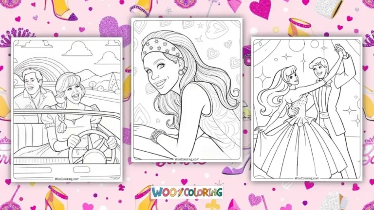 Barbie Coloring Pages Design Image