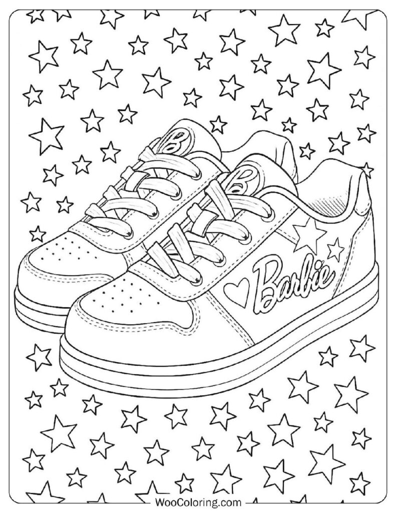 36 Shoe Coloring Pages  Free PDF To Print  - 61