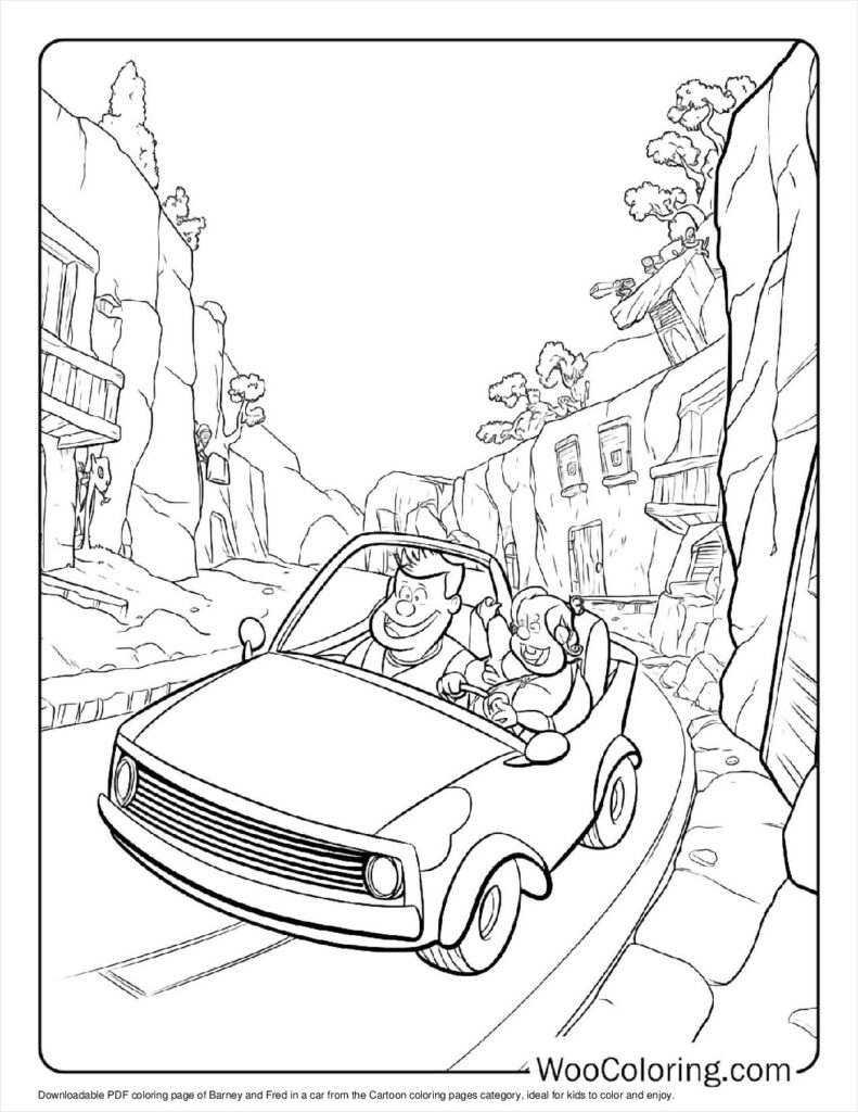 100  Cartoon coloring pages  Free PDF To Print  - 32