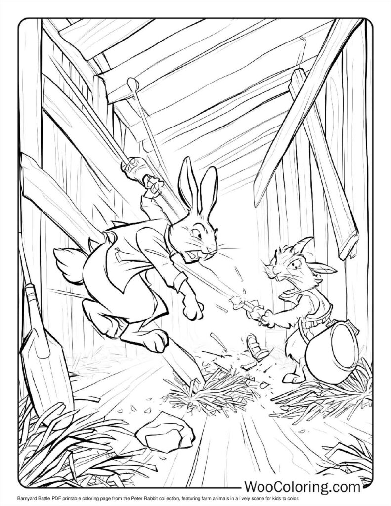 100  Peter Rabbit coloring pages  Free PDF To Print  - 78