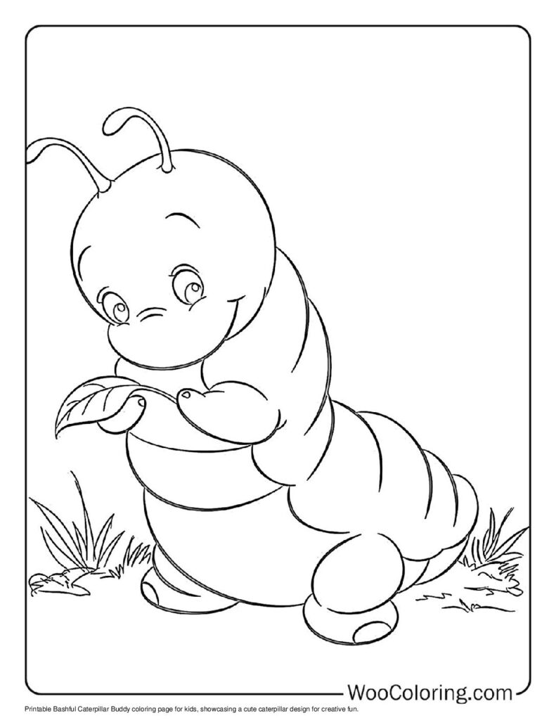 100 Caterpillar coloring pages Free PDF To Print - 91