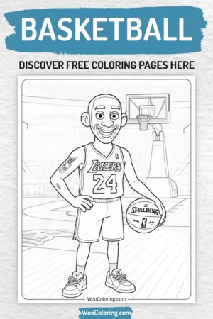 Basketball coloring pages designs for boys