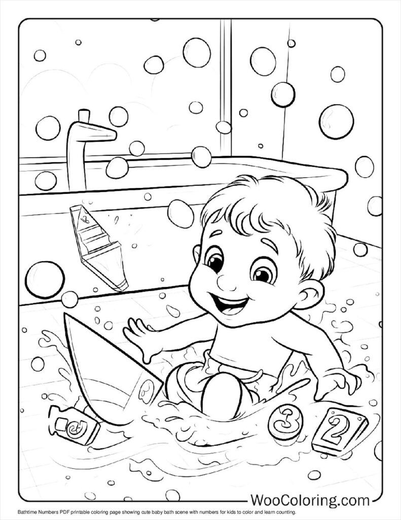 100  Baby coloring pages  Free PDF To Print  - 9