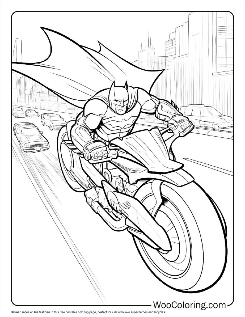 100  Bicycle coloring pages  Free PDF To Print  - 70