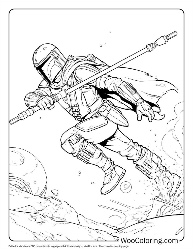 Battle for Mandalore To Color