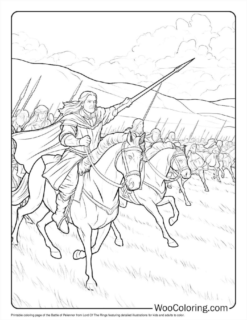100  Lord Of The Rings coloring pages  Free PDF To Print  - 68