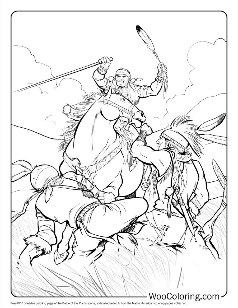 100  Native American coloring pages  Free PDF To Print  - 55