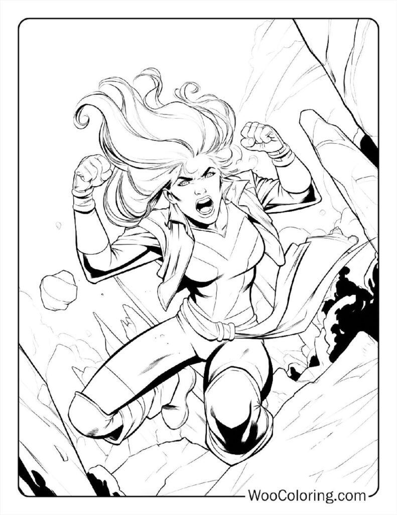 Battle with Ms. Marvel