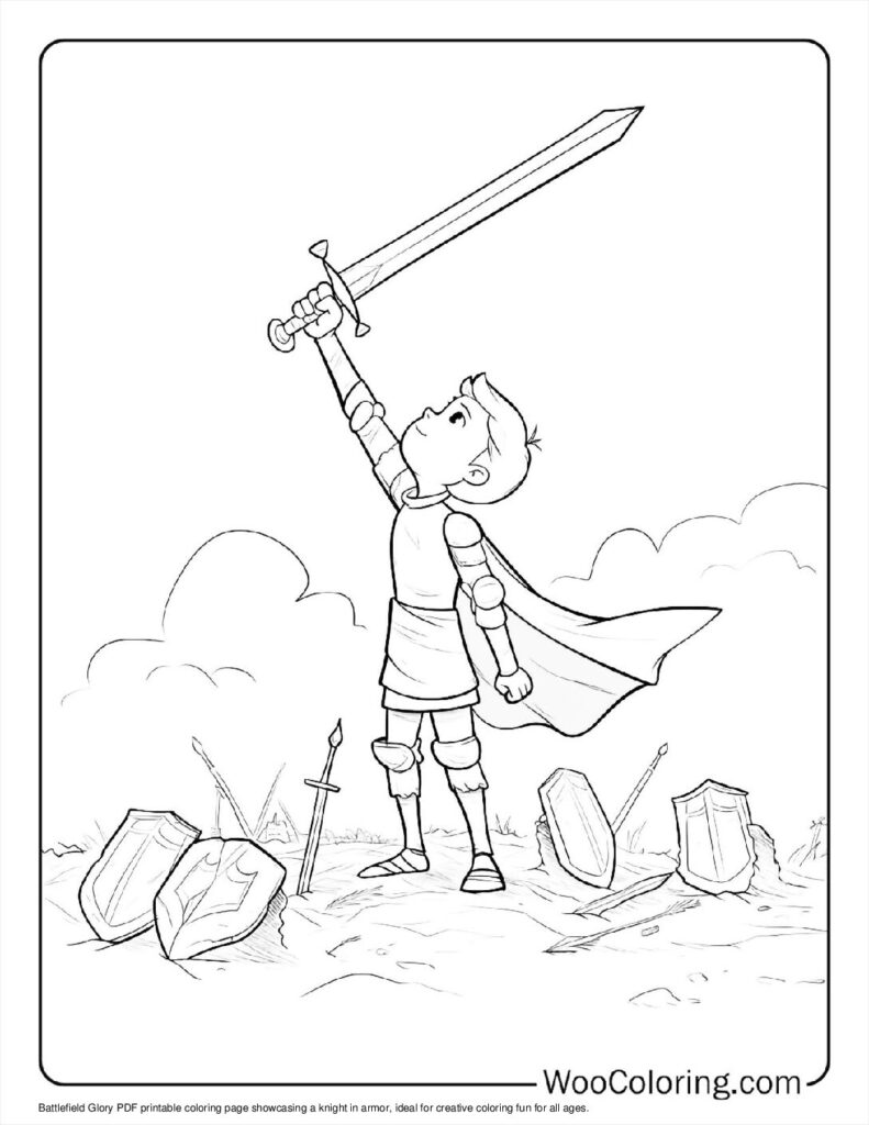 100  Knight coloring pages  Free PDF To Print  - 55