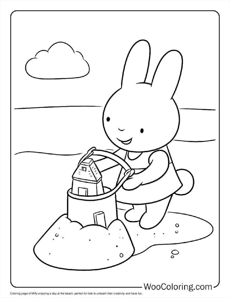 100  Miffy coloring pages  Free PDF To Print  - 69