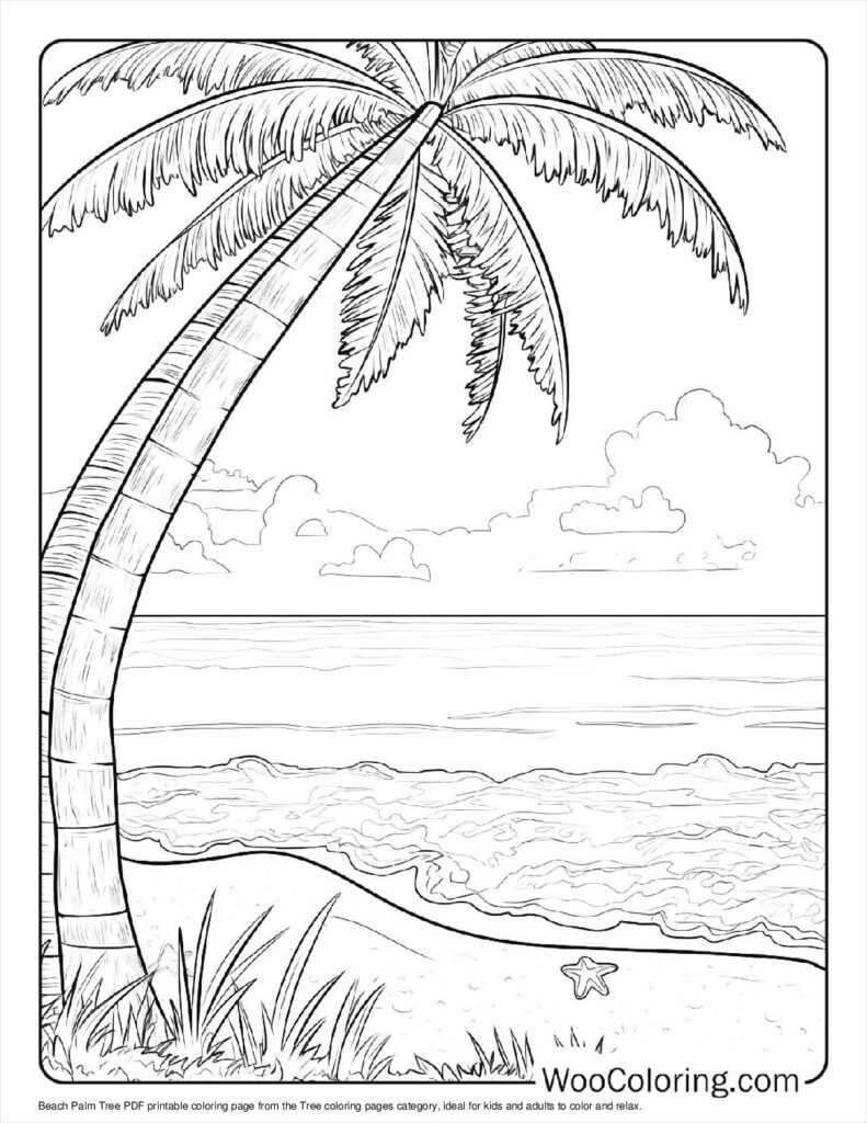 100  Tree coloring pages  Free PDF To Print  - 48