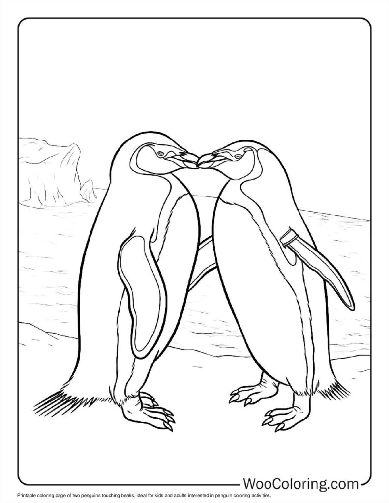 100  Penguin coloring pages  Free PDF To Print  - 80