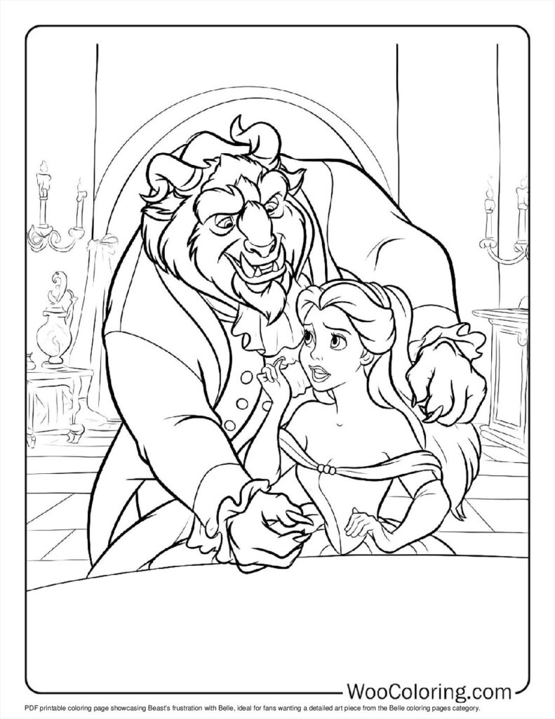Beast’s frustration with Belle