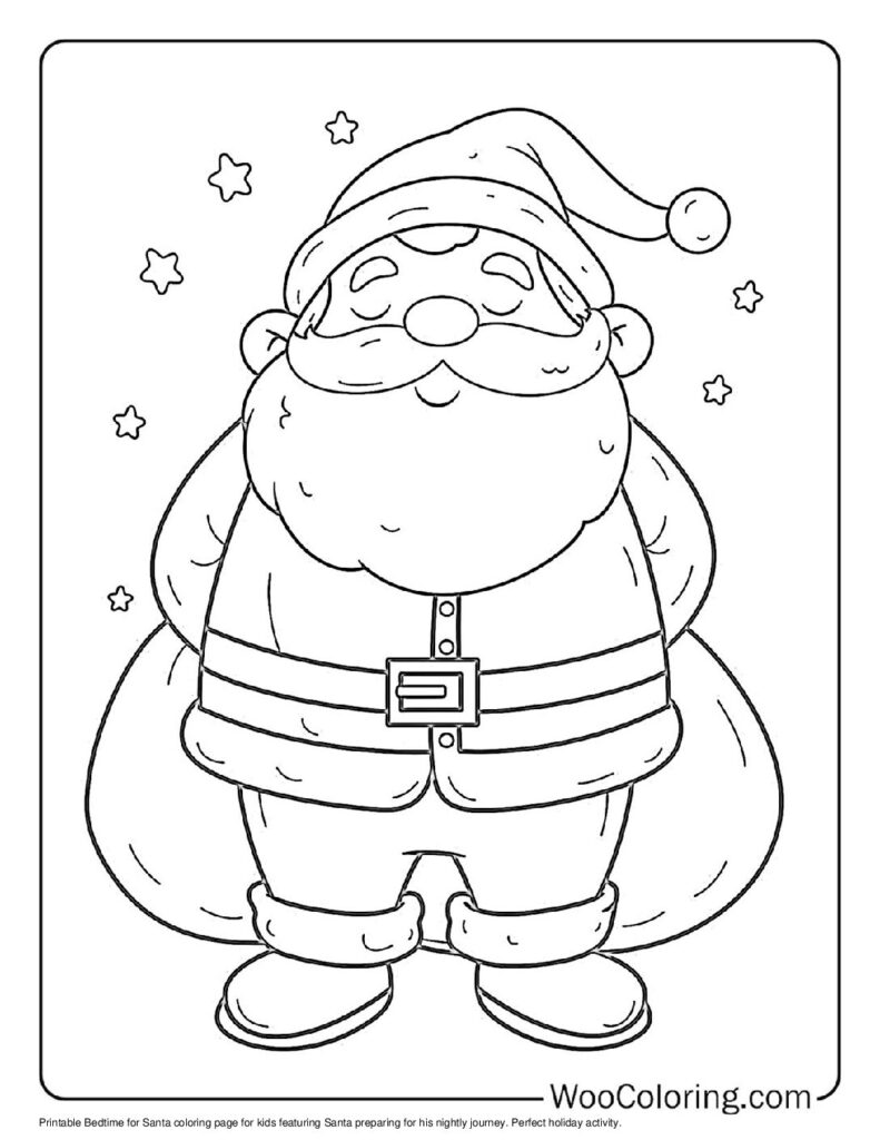 100  Santa coloring pages  Free PDF To Print  - 74