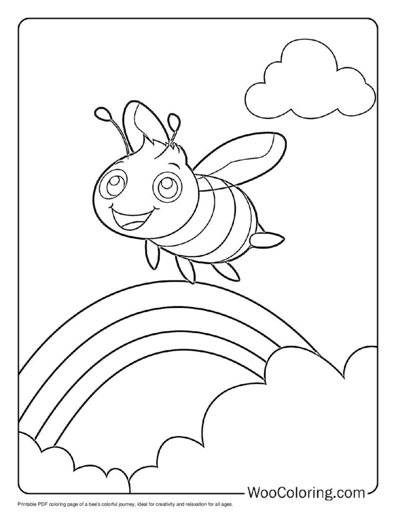 Bee's Colorful Journey