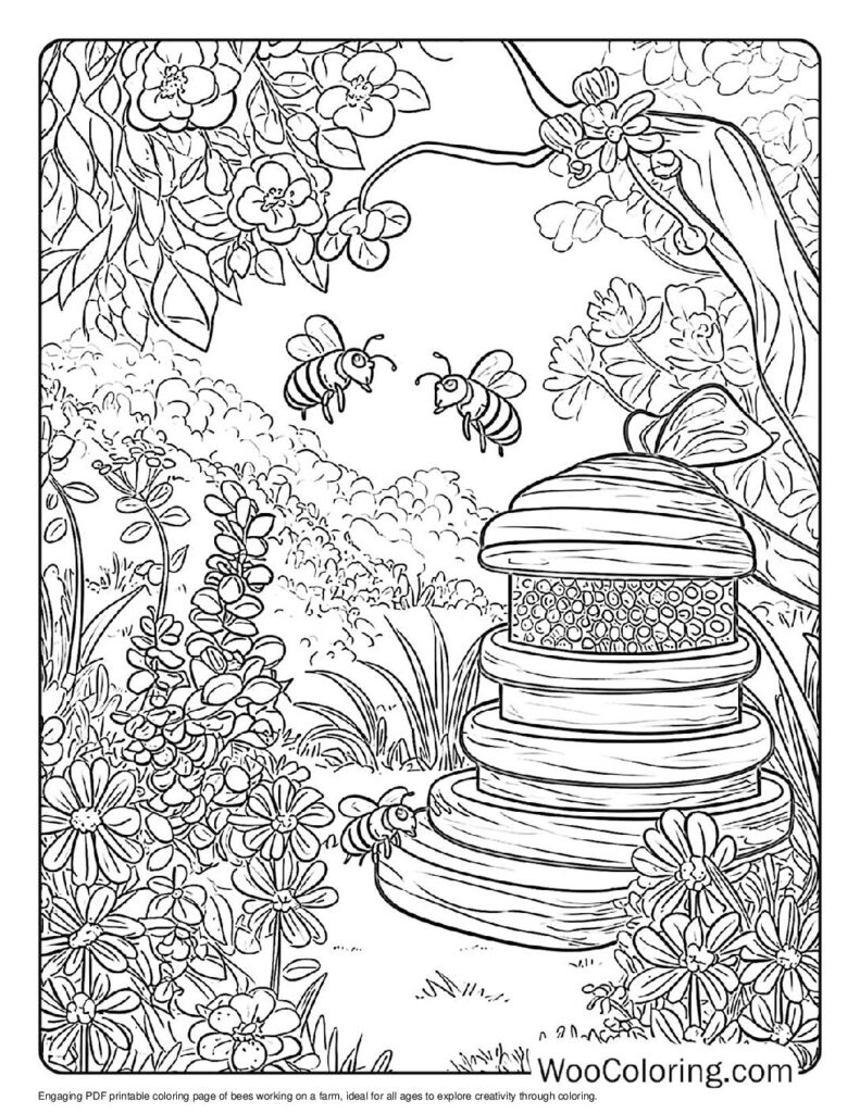 100  Farm coloring pages  Free PDF To Print  - 63