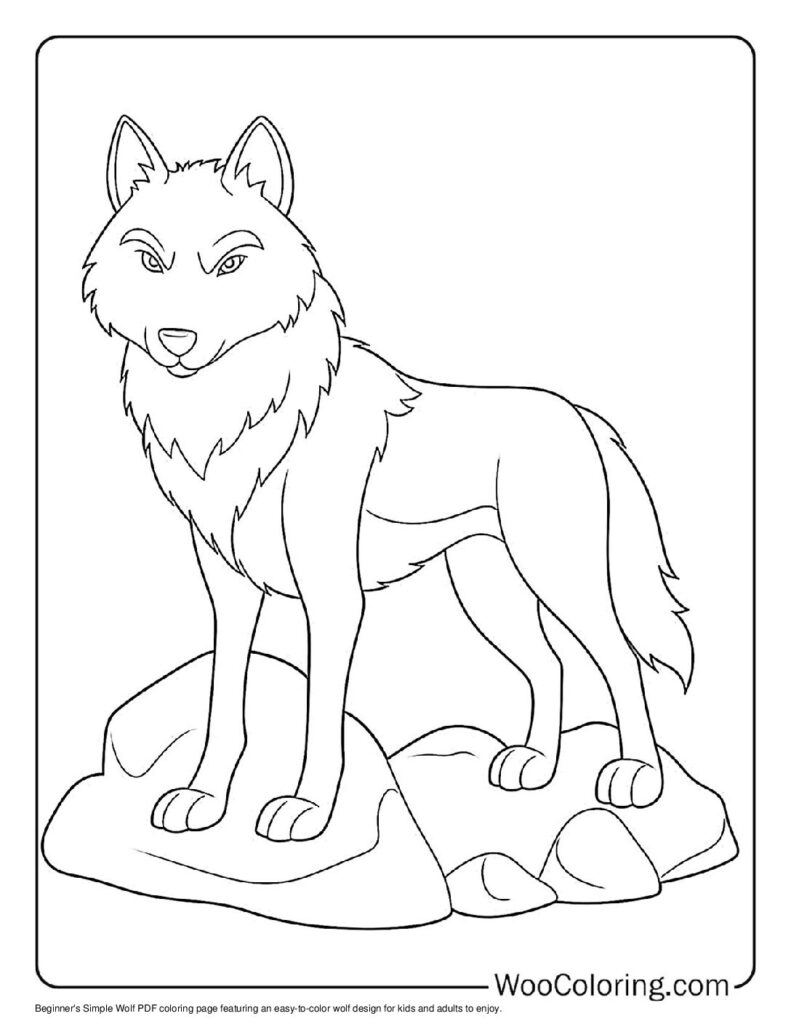 100  Wolf coloring pages  Free PDF To Print  - 99