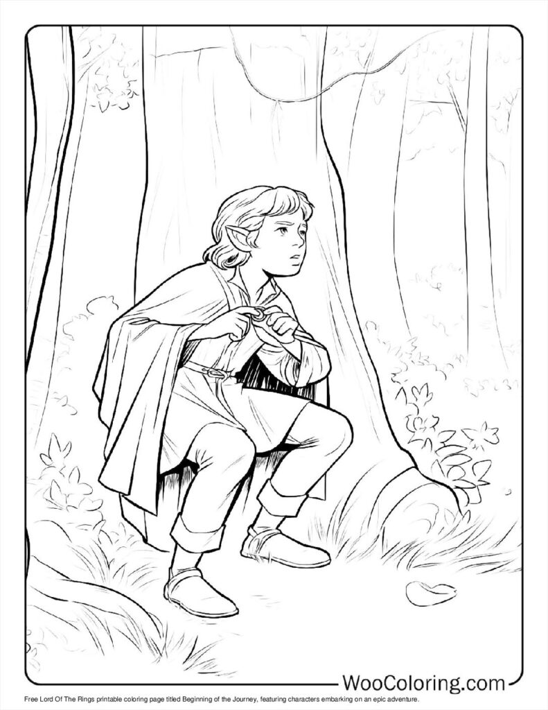 100  Lord Of The Rings coloring pages  Free PDF To Print  - 84