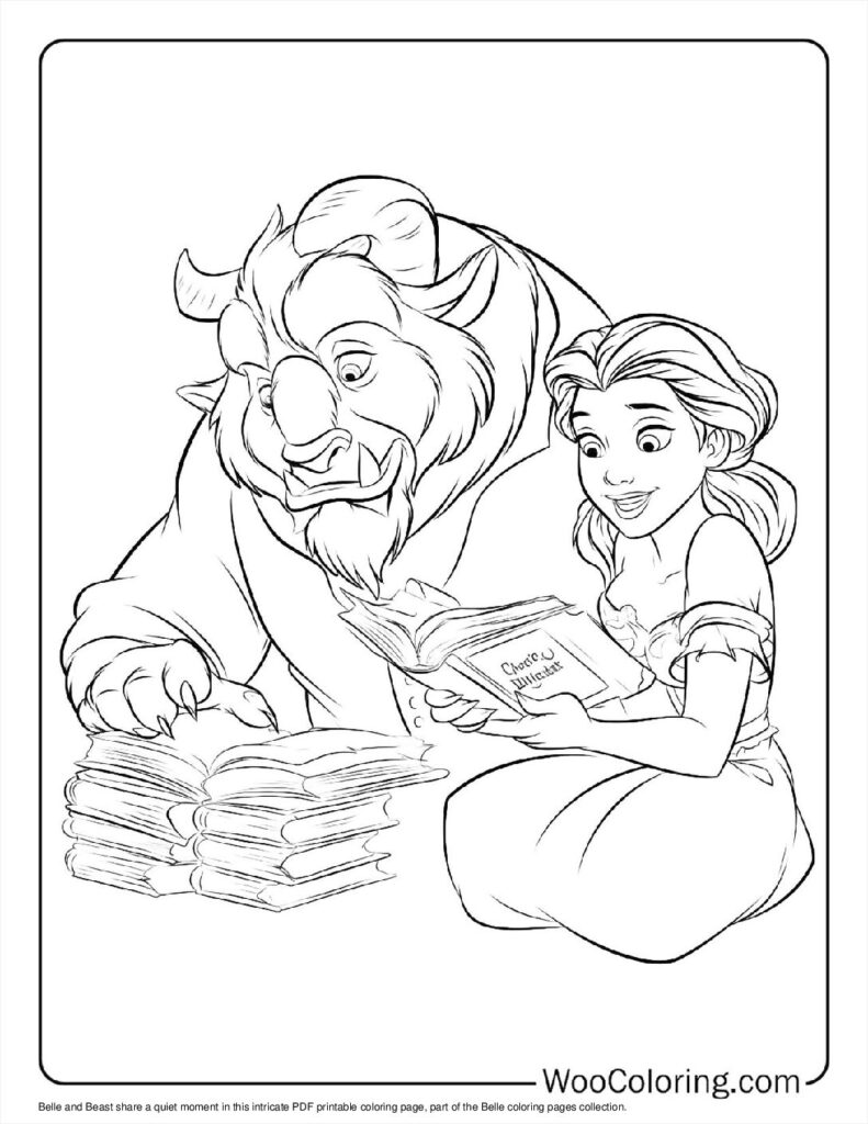 Belle and Beast’s quiet moment
