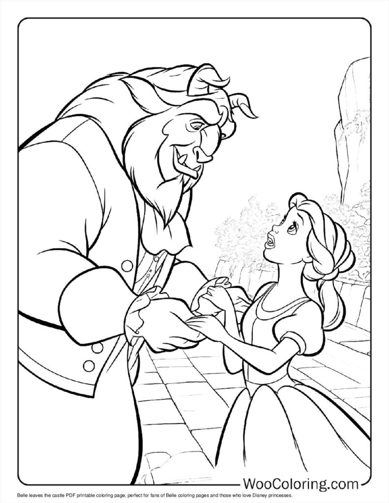 Belle leaves the castle