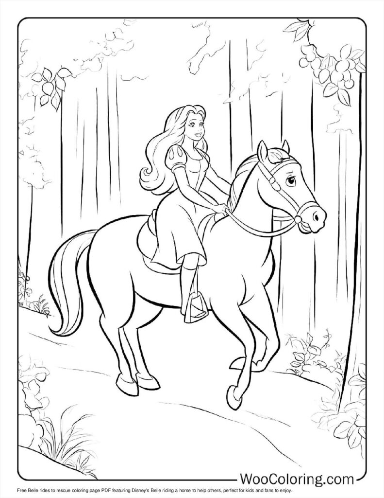 Belle rides to rescue