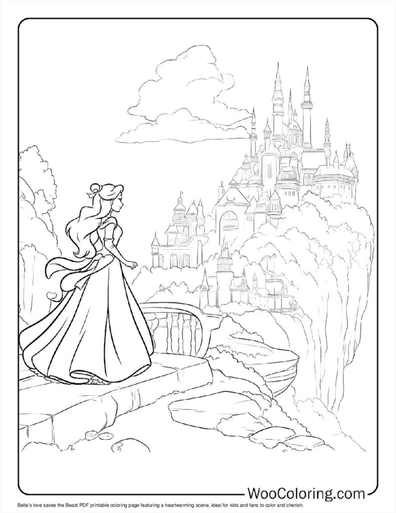Belle’s love saves the Beast For Kids