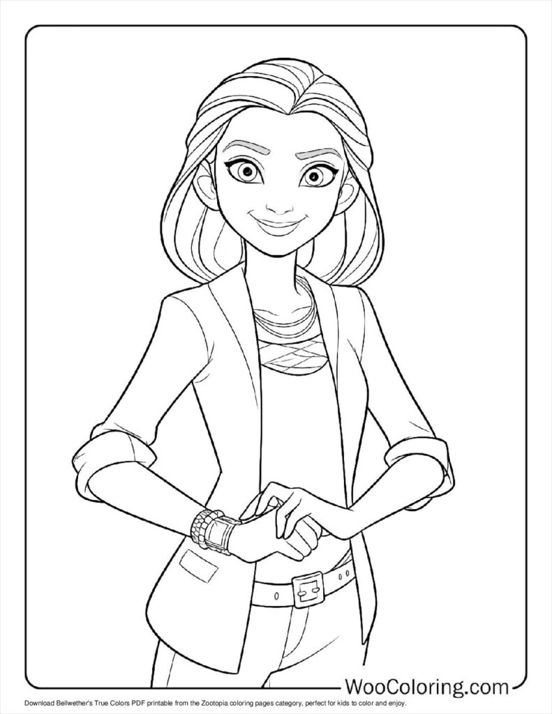 100  Zootopia coloring pages  Free PDF To Print  - 56