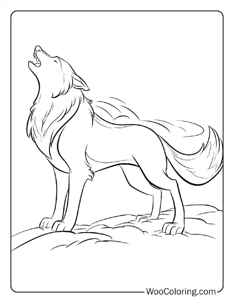 Benwolf Sonic Coloring Page