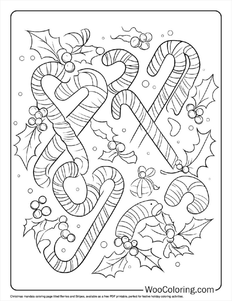 100 Christmas Mandala coloring pages Free PDF To Print - 61