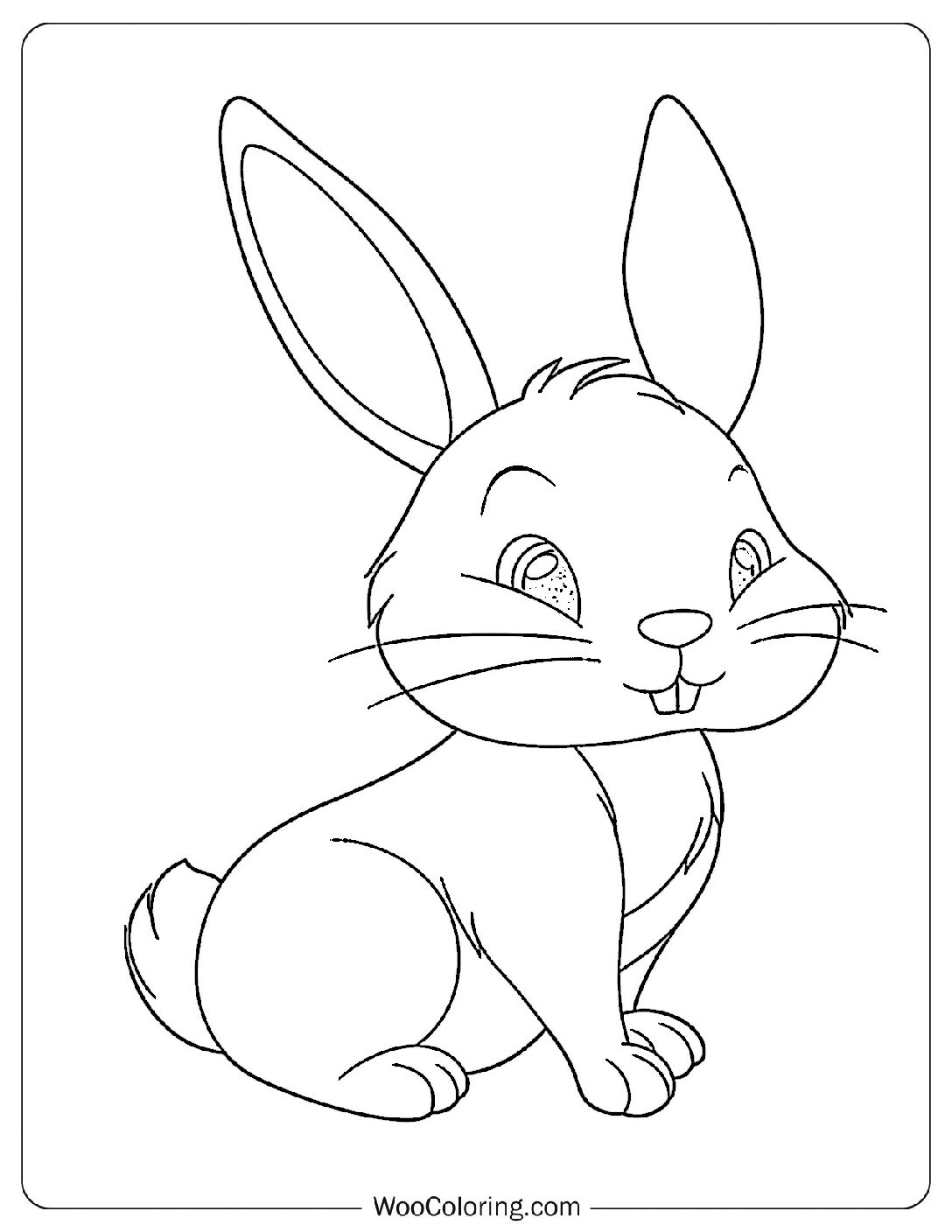 100+ Rabbit coloring pages (Free PDF To Print) | Woo Coloring